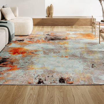 Contemporary Pop Modern Abstract Vintage Area Rug